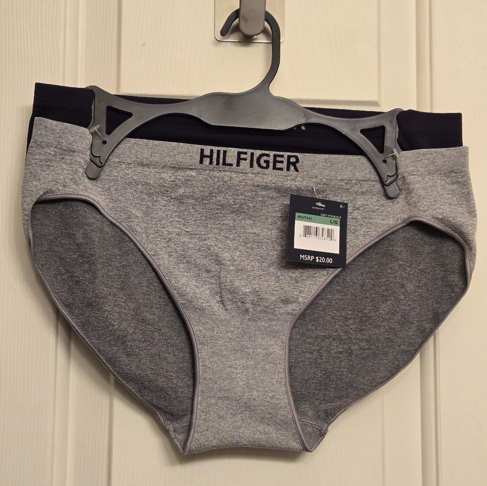Tommy Hilfiger Womens Bikini Underwear 2 Pack - Size Large